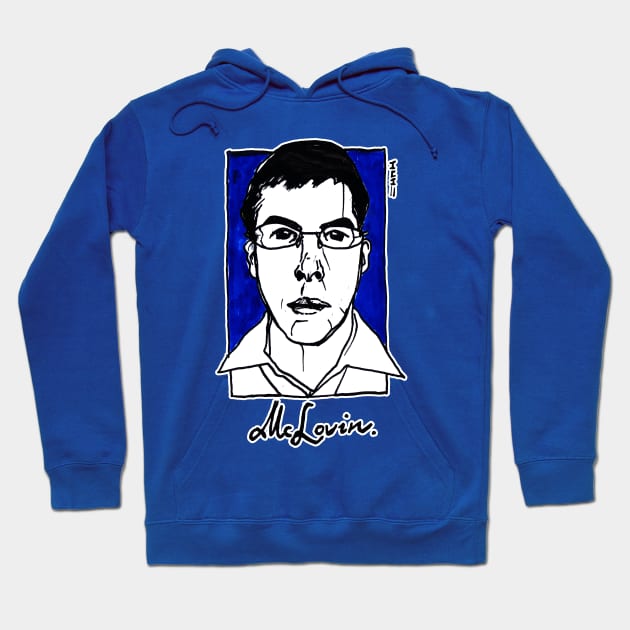 McLovin Superbad Hoodie by sketchnkustom